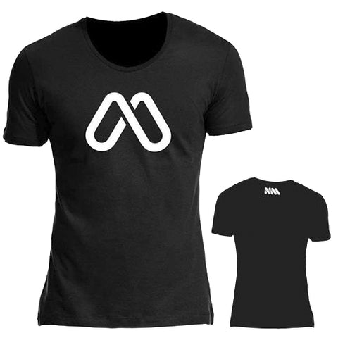 Mood Midi Logo Scoop T-Shirt (Black)